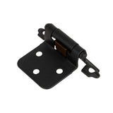 Global Link Self Closing Cabinet Hinge, Black : H-C86-BLK