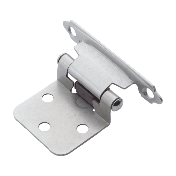 Global Link Self Closing Cabinet Hinge, Satin Nickel : H-C86-SN