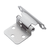 Global Link Self Closing Cabinet Hinge, Satin Nickel : H-C86-SN