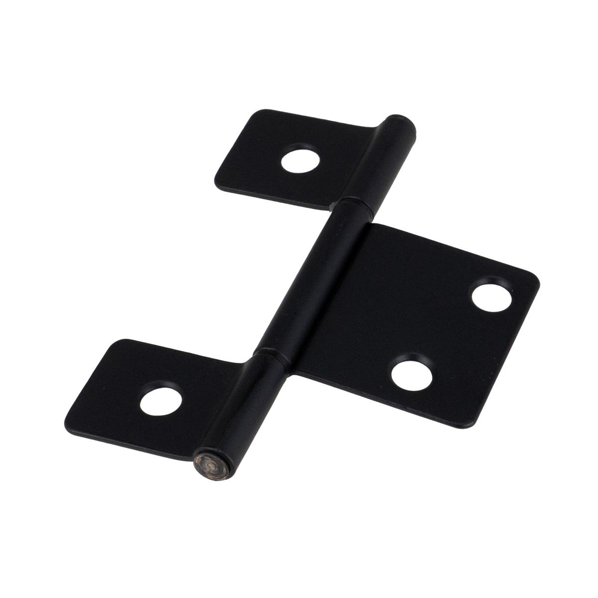 Global Link Oversized Three Leaf Non-Mortise Door Hinge, Matte Black : H-D1310-MB