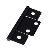 Global Link Oversized Three Leaf Non-Mortise Door Hinge, Matte Black : H-D1310-MB