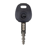 Global Link 500 Series Bitted Key for RVs and Motorcoaches, Steel, Black : KEY-GL500-1PK