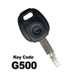 Global Link 500 Series Bitted Key for RVs and Motorcoaches, Steel, Black : KEY-GL500-1PK