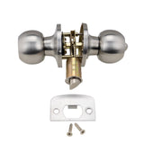 Global Link RV Interior Ball Style Privacy Lockset, Stainless Steel : LSB-R3-SS
