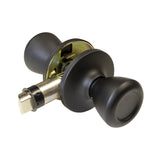 Global Link RV Interior Passage Door Knob, Matte Black : LSK-C2-MB-1PK