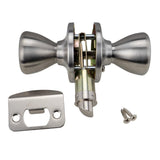 Global Link RV Interior Passage Door Knob, Stainless Steel : LSK-C2-SS-1PK