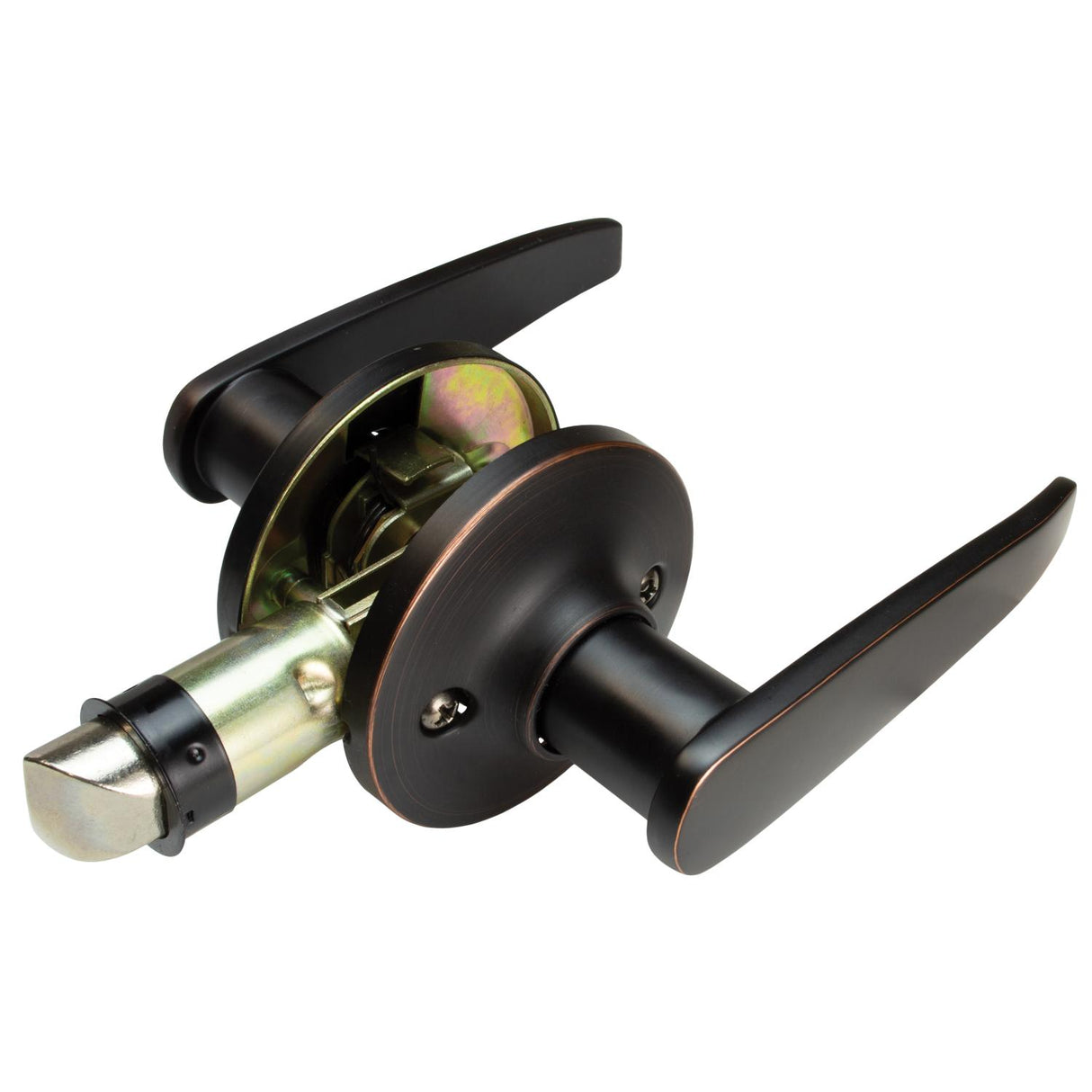 Global Link RV Interior Lever Style Passage Lockset, Old World Bronze : LSL-707PS-OWB-1PK