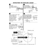 Global Link RV Interior Lever Style Passage Lockset, Old World Bronze : LSL-707PS-OWB-1PK