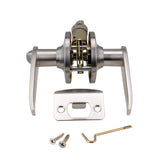 Global Link RV Interior Lever Style Privacy Lockset, Brushed Satin Nickel : LSL-707PV-BSN