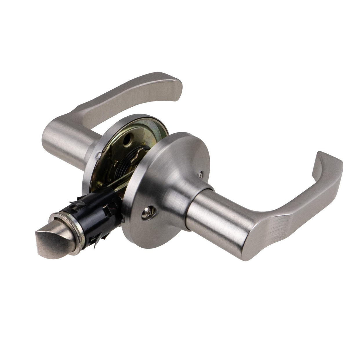 Global Link RV Interior Non-Locking Lever Set, Brushed Satin Nickel : LSL-806PS-BSN