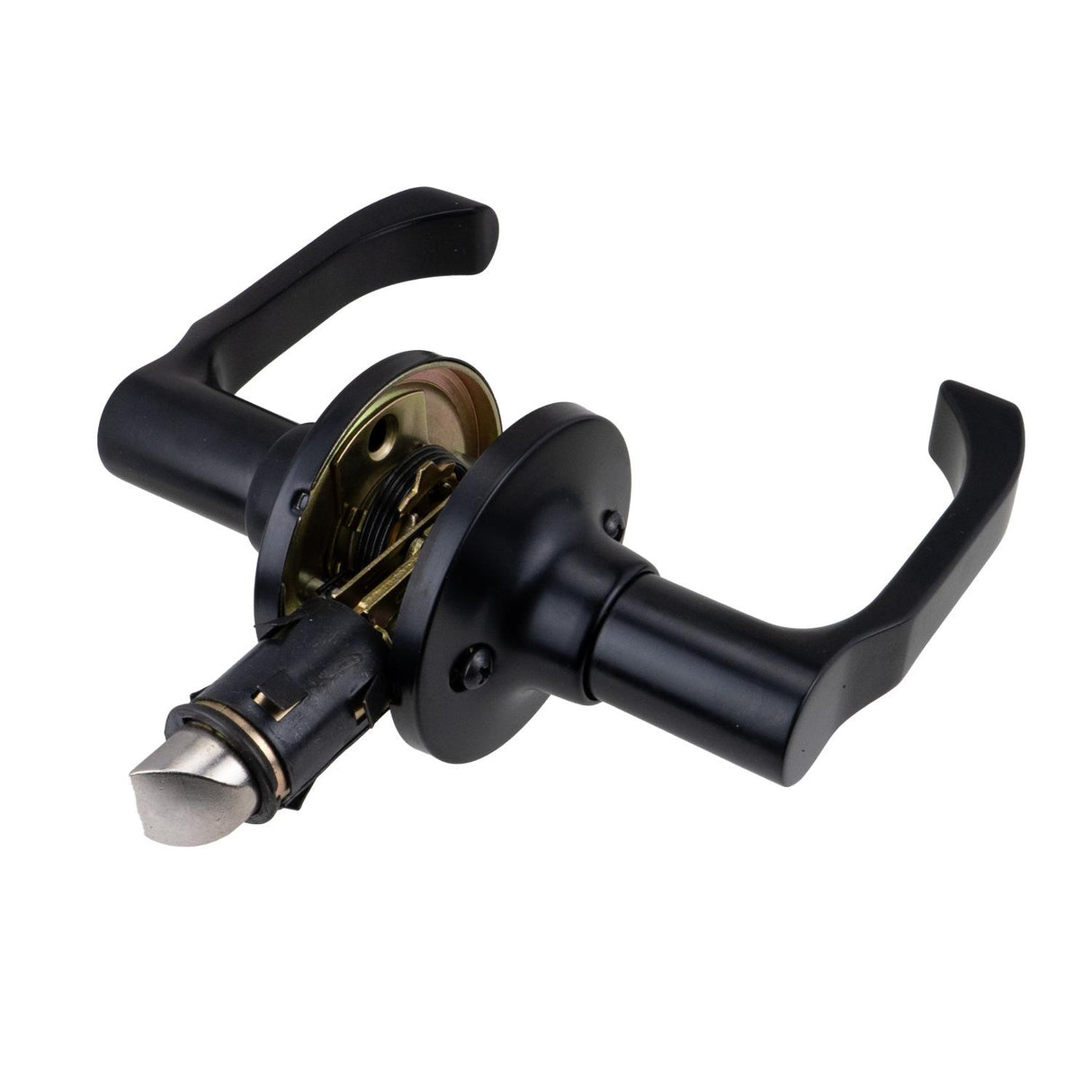 Global Link RV Interior Non-Locking Lever Set, Matte Black : LSL-806PS-MB