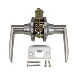 Global Link Aluminum RV Interior Lever Style Passage Lockset, Brushed Satin Nickel : LSL-909PSAL-BSN