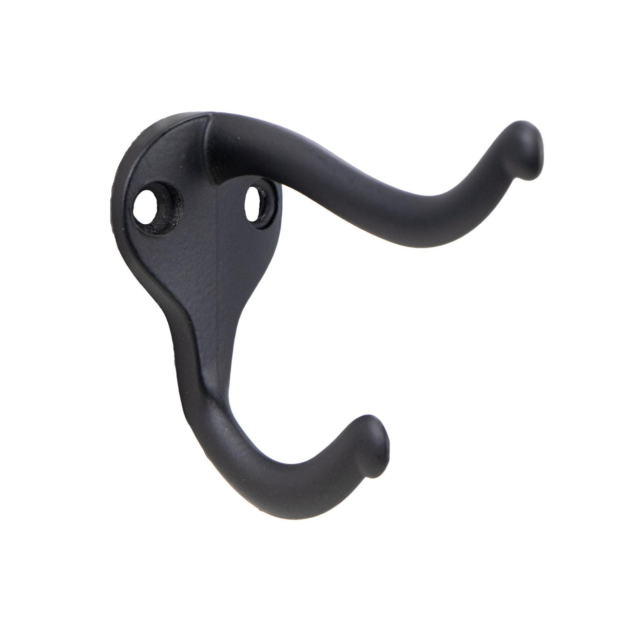 Global Link Double Coat Hook, Matte Black : MH-COH160-MB