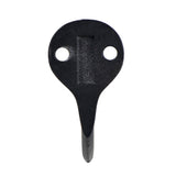 Global Link Double Coat Hook, Matte Black : MH-COH160-MB