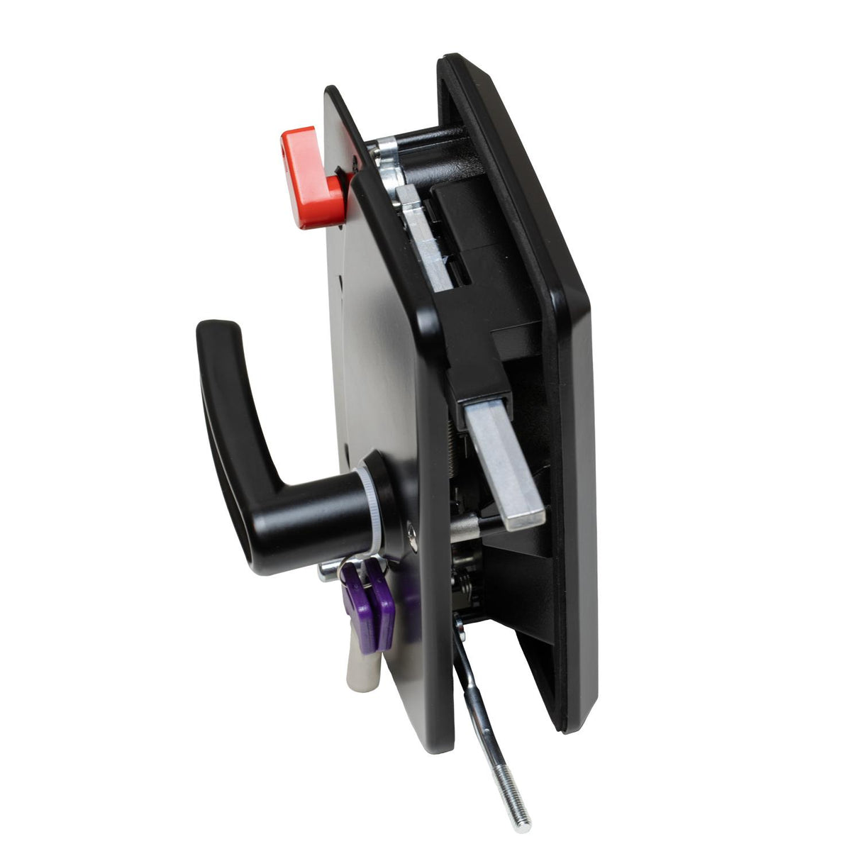 Global Link Motor Coach Entry Lock, Remote Link, 3500 Series Doors, Black Powder Coat : MRL-41235-2006-1PK