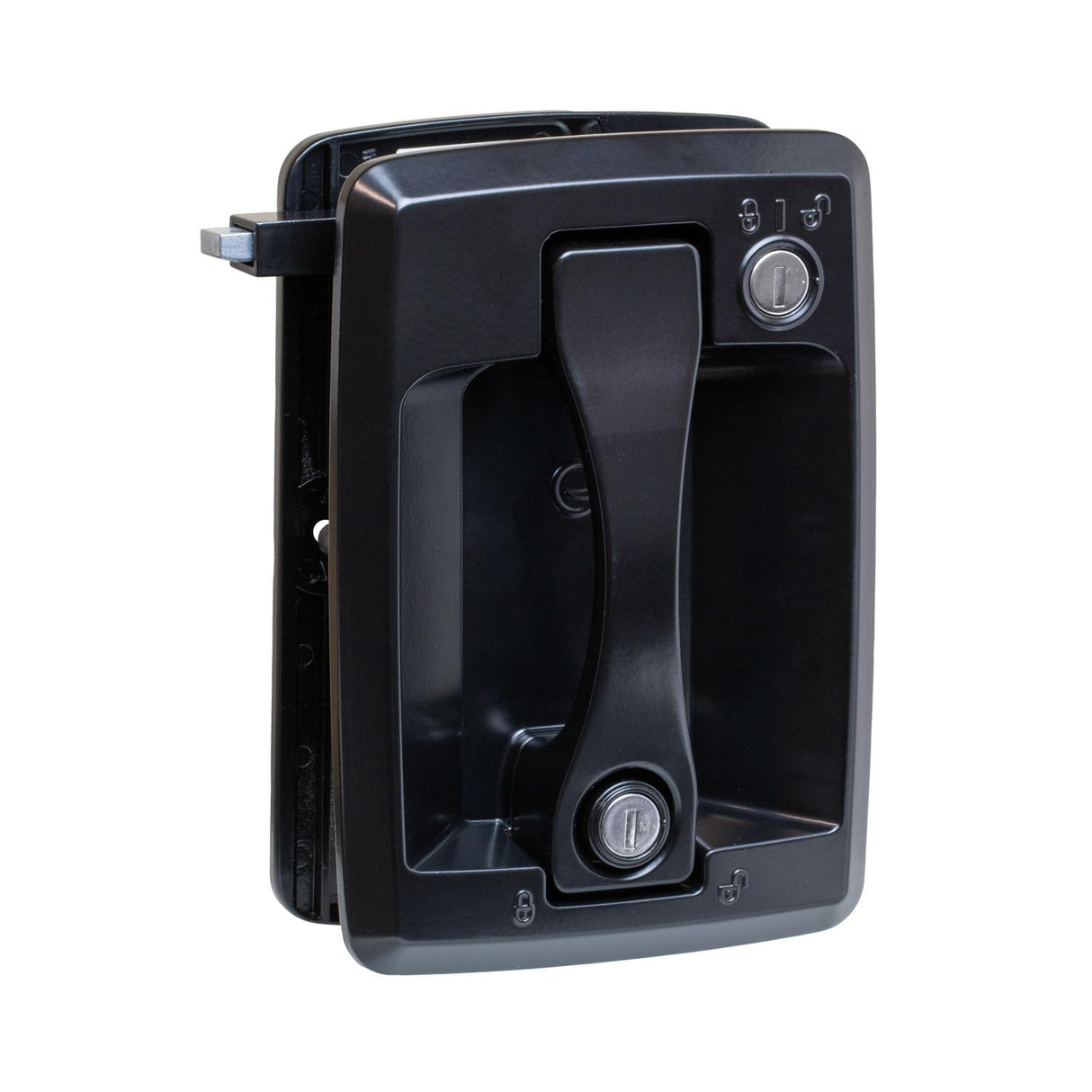 Global Link Motor Coach, Entry Door, Rotary Style Lock, Direct Link, Black Powder Coat : MRL-41510-2006-1PK