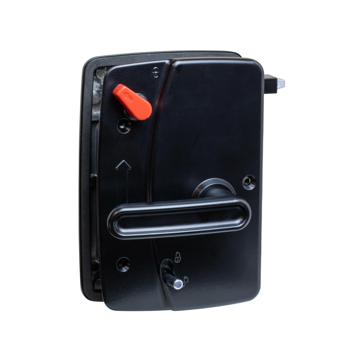 Global Link Motor Coach, Entry Door, Rotary Style Lock, Direct Link, Black Powder Coat : MRL-41510-2006-1PK
