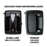 Global Link Ultra Pro ES Bluetooth Motor Coach Entry Lock with Direct Rotary Module, Black Powder Coat : MRLBT-42560-2006-1PK