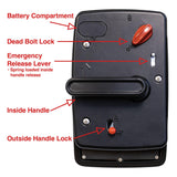 Global Link Ultra Pro ES Bluetooth Motor Coach Entry Lock with Direct Rotary Module, Black Powder Coat : MRLBT-42560-2006-1PK