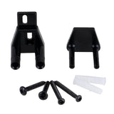 Global Link Pocket Door Hardware Guide for 1-1/8" to 1-3/4" Door, Black : PDH-G12-BLK