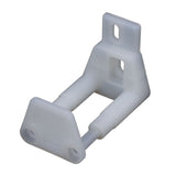 Global Link Pocket Door Hardware Guide for 1-1/8" to 1-3/4" Door, White : PDH-G12-WHT