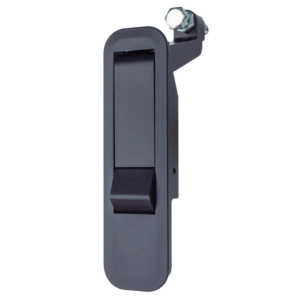 Global Link Pivot Latch, Long Body, Long Arm, Non-Locking, Black Powder Coat : PL-LLN-10213-2006-1PK