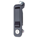 Global Link Pivot Latch, Long Body, Short Arm, Locking, With 308 Key Code, Black Powder Coat : PL-LSL-10212-2006-1PK