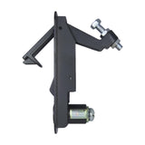 Global Link Pivot Latch, Long Body, Short Arm, Locking, With 308 Key Code, Black Powder Coat : PL-LSL-10212-2006-1PK