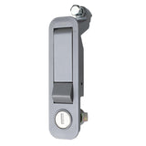 Global Link Pivot Latch, Long Body, Short Arm, Locking, With 308 Key Code, Silver Powder Coat : PL-LSL-10212-3000-1PK