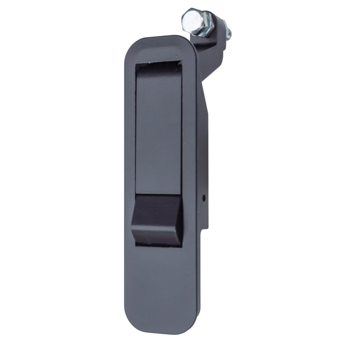 Global Link Pivot Latch, Long Body, Short Arm, Non-Locking, Black Powder Coat : PL-LSN-10206-2006-1PK