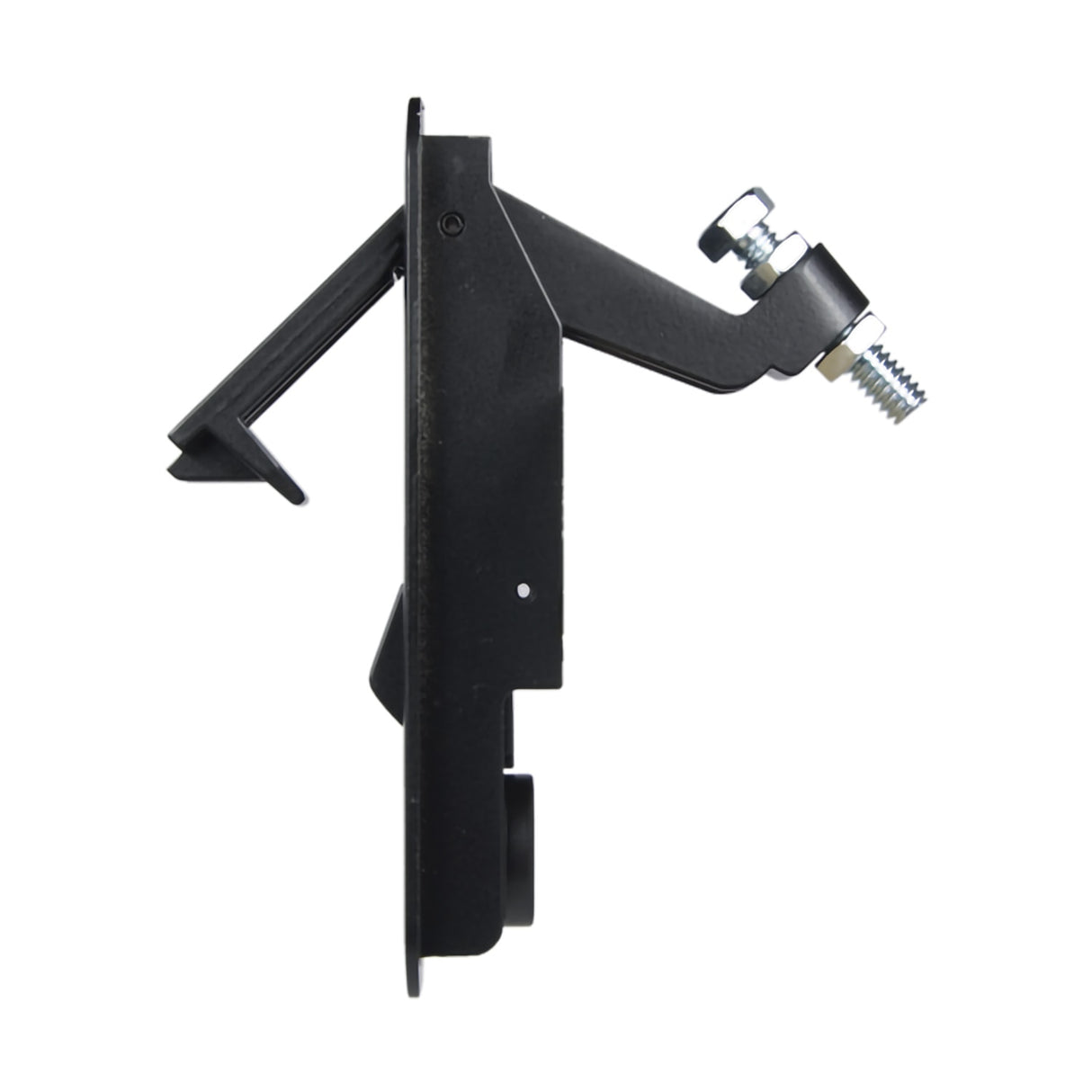Global Link Pivot Latch, Long Body, Short Arm, Non-Locking, Black Powder Coat : PL-LSN-10206-2006-1PK