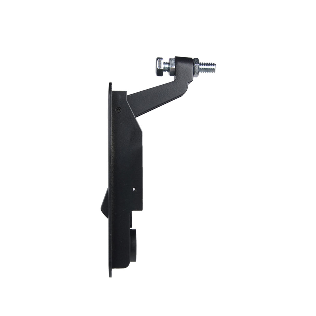 Global Link Pivot Latch, Long Body, Short Arm, Non-Locking, Black Powder Coat : PL-LSN-10206-2006-1PK