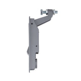 Global Link Pivot Latch, Long Body, Short Arm, Gray Powder Coat : PL-LSN-10206-3000-1PK