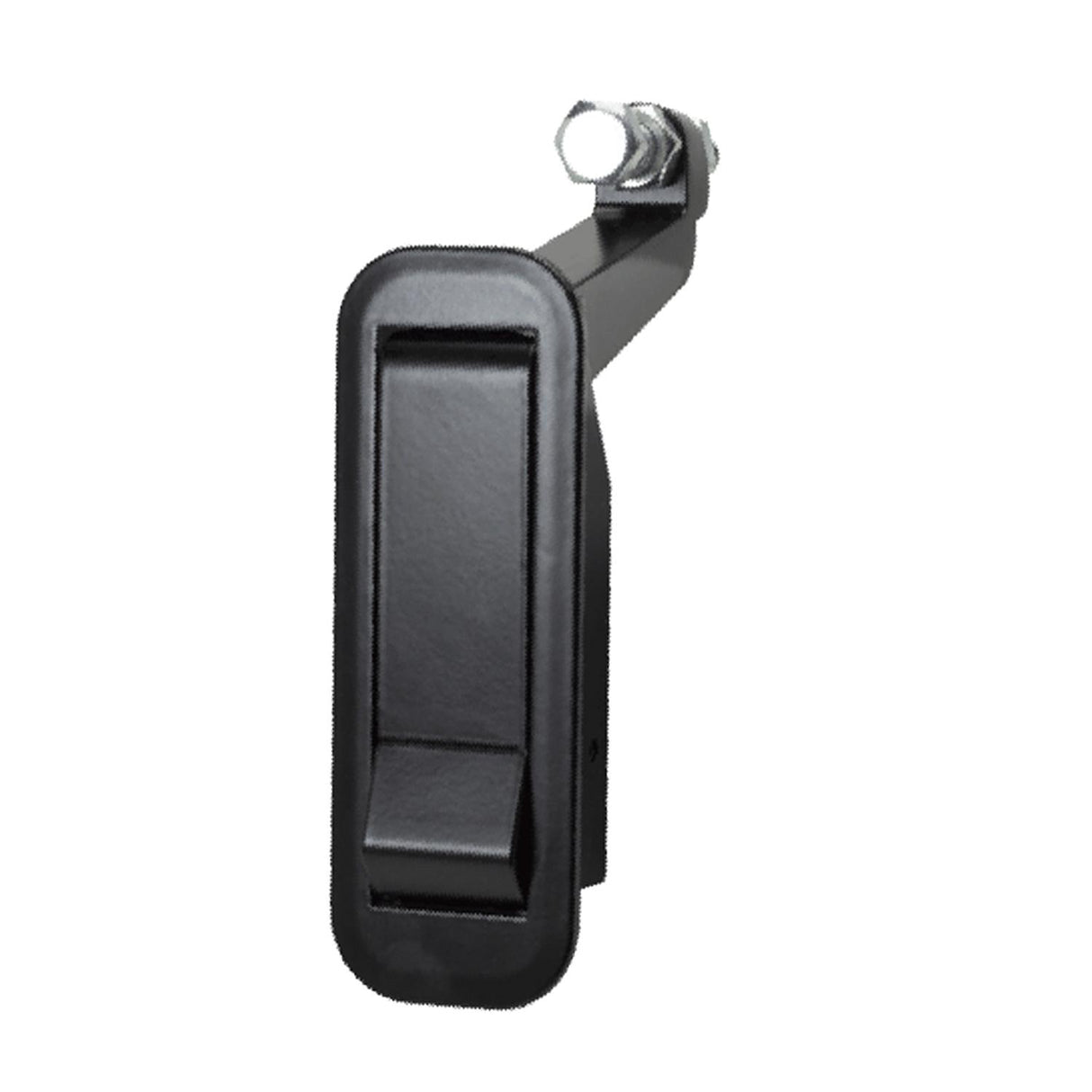 Global Link Pivot Latch, Short Body, Long Arm, Non-Locking, Black Powder Coat : PL-SLN-10205-2006
