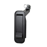 Global Link Pivot Latch, Short Body, Long Arm, Non-Locking, Black Powder Coat : PL-SLN-10205-2006