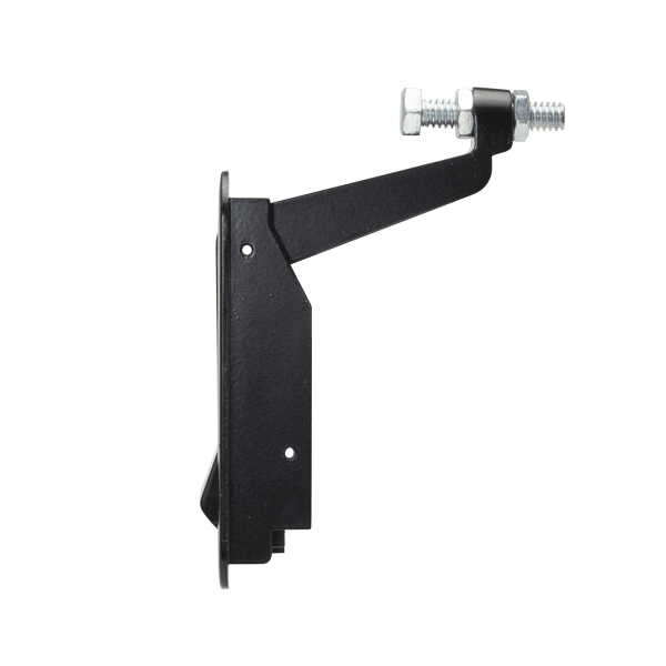 Global Link Pivot Latch, Short Body, Long Arm, Non-Locking, Black Powder Coat : PL-SLN-10205-2006