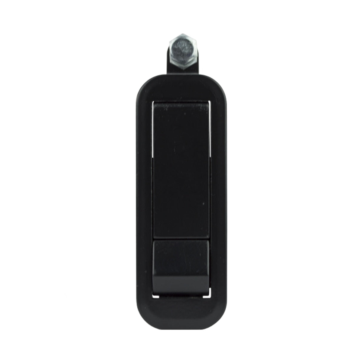 Global Link Pivot Latch, Short Body, Short Arm, Non-Locking, Black Powder Coat : PL-SSN-10207-2006