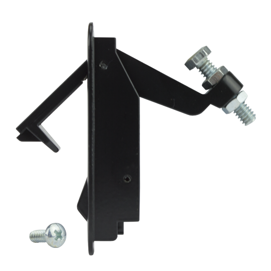 Global Link Pivot Latch, Short Body, Short Arm, Non-Locking, Black Powder Coat : PL-SSN-10207-2006