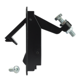 Global Link Pivot Latch, Short Body, Short Arm, Non-Locking, Black Powder Coat : PL-SSN-10207-2006
