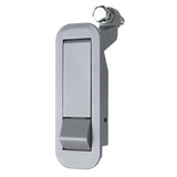 Global Link Pivot Latch, Short Body, Short Arm, Non-Locking, Silver Powder Coat : PL-SSN-10207-3000-1PK