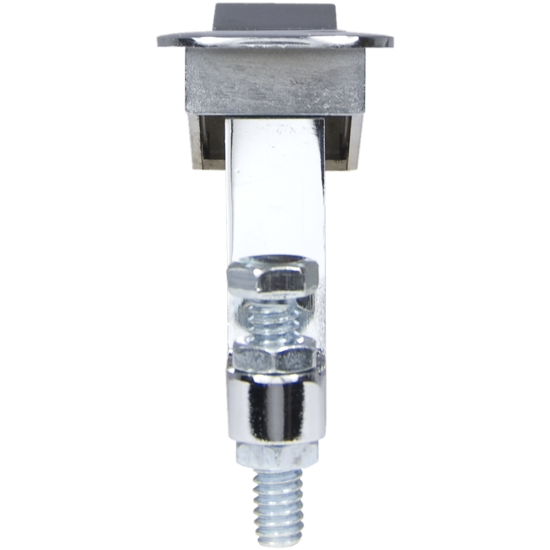 Global Link Non-Locking Short Body, Short Arm, Pivot Latch, Polished Chrome : PL-SSN-10207-PC