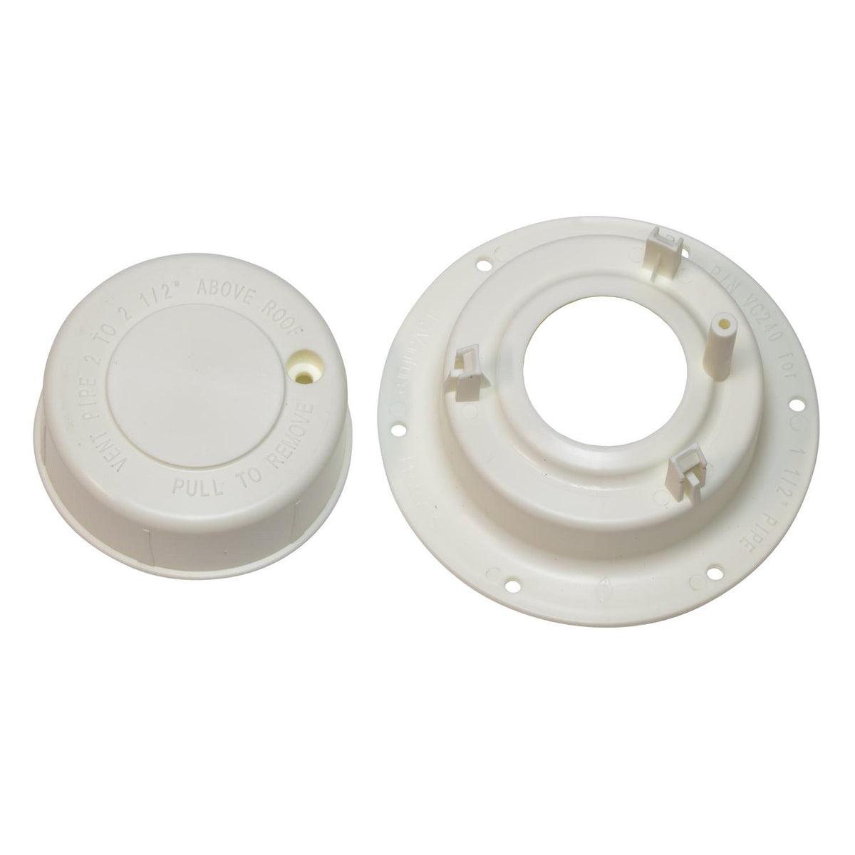 1-1/2" Plastic Vent Cap for RV Sewer/Waste Tanks, White : PP-VENTCAP-WHT
