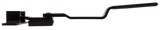 Global Link Swivel Bar Assembly with Foam Pad, 4 Hole Pattern, Black Powder Coat : SB-65007-2006