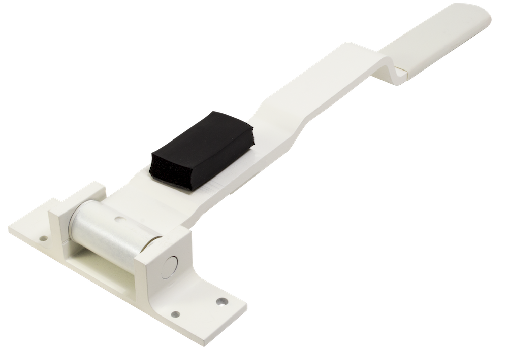 Global Link Swivel Bar Assembly with Foam Pad, 4 Hole Pattern, White Powder Coat : SB-65007-9009