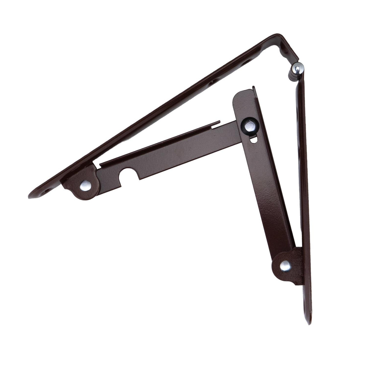 Global Link 8" x 8" Folding Shelf Bracket, Brown : SH-FB8X8-BRN