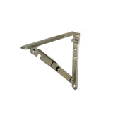 Global Link 8" x 8" Folding Bracket, Satin Nickel : SH-FB8X8-SN