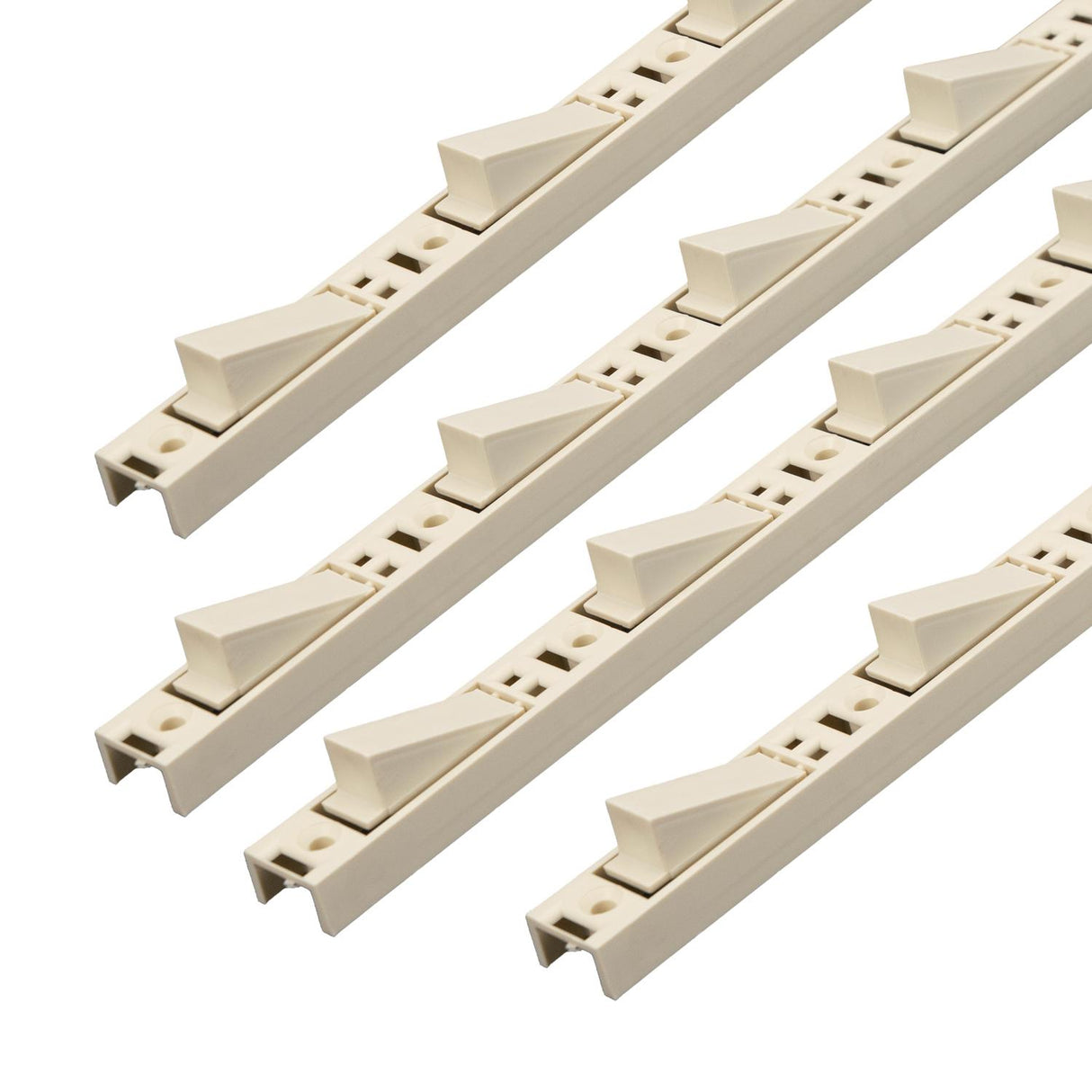 4 Pack of Global Link 24" Adjustable Shelf Brackets, Almond : SH-SB224-ALM-4PK