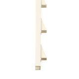 Global Link 24" Adjustable Shelf Bracket, Almond : SH-SB224-ALM