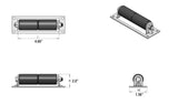 Global Link RV Surface Mount Slide Out Roller, Double Roller : SOR-SM-295-2006