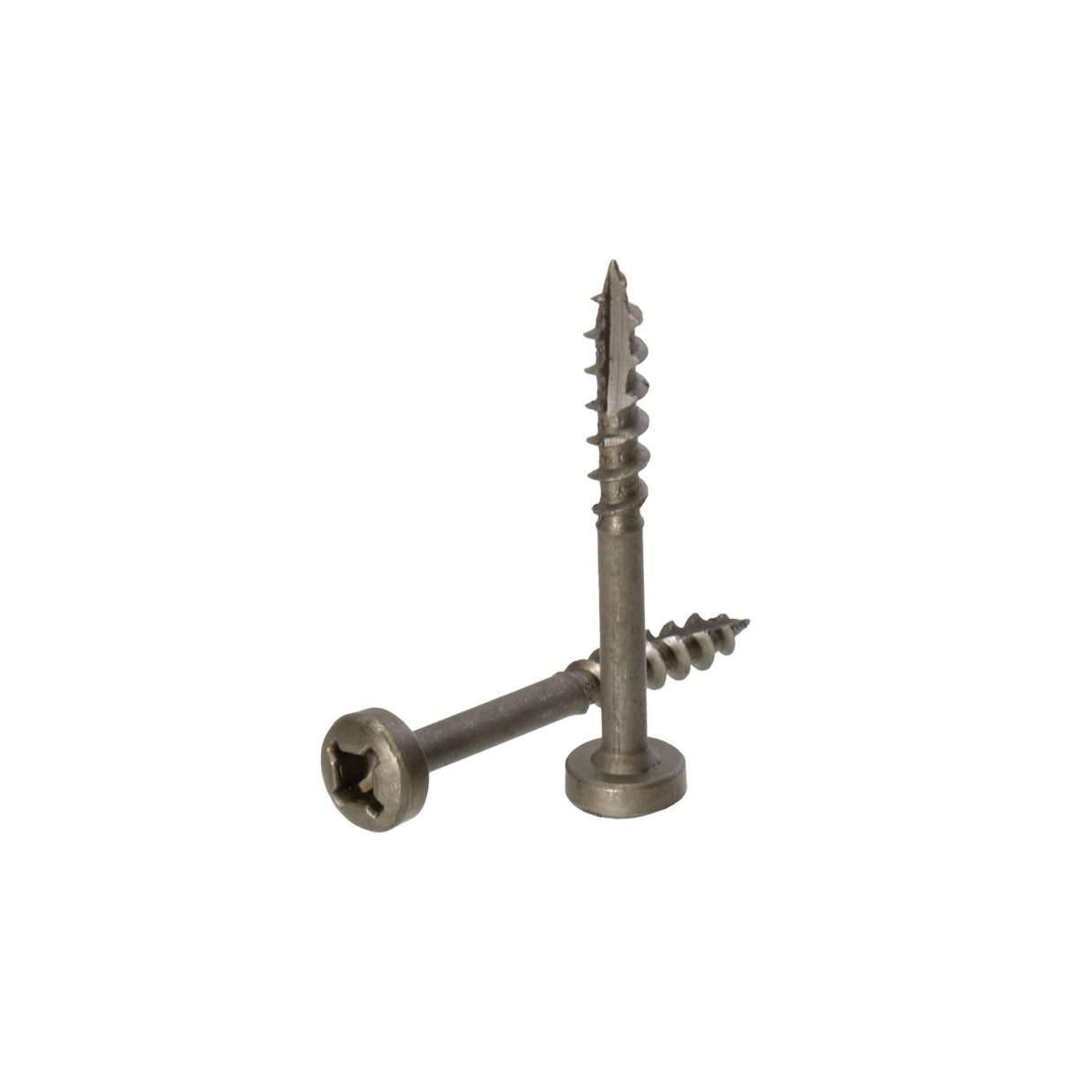 500 Pack - #6-12 x 1 1/4 Pan, Quad, 1/2 Deep Thread, Type 17, Thread Cutting Screw, Plain Finish : SP-6114PQ12DT17P-500